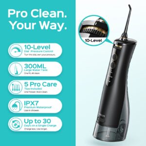 COSLUS E40 10-Level Dial Pressure Control Water Flosser