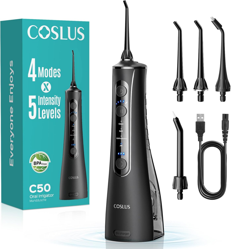 COSLUS C50 Water Flosser | Complete Mouth Clean