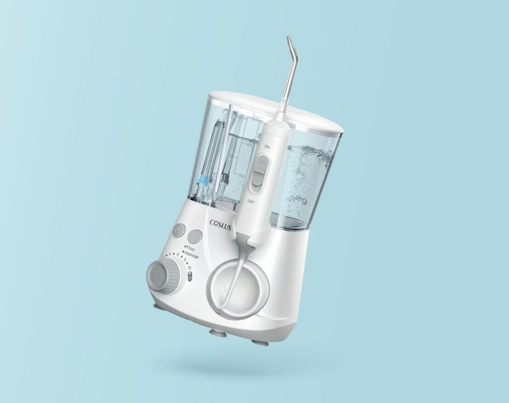 COSLUS E2 Countertop Water Flosser for Family